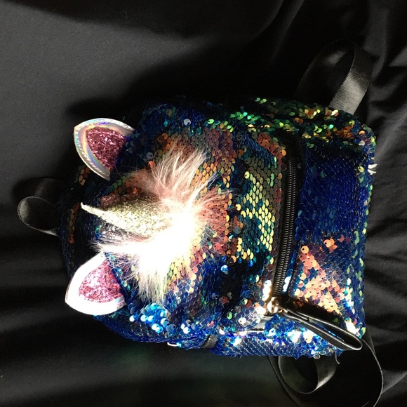 Unicorn sequin mini backpack - Picture 4 of 8